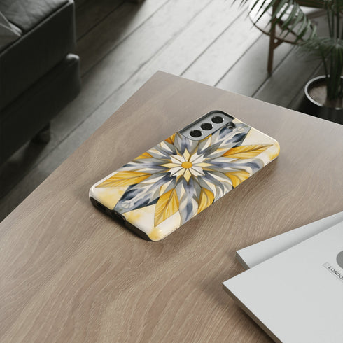 Sunshine Bloom Mosaic - Impact Resistant Phone Case